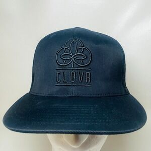 CLOVR Ball Cap Hat Fitted‎ Black Baseball Adult SM 6 7/8-7 3/8 Pacific Headwear